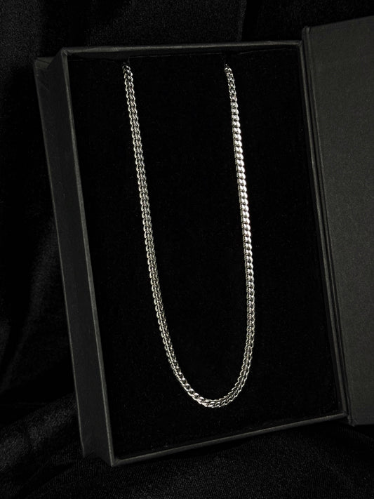 3mm Silver Classic Italian Curb Franco Chain